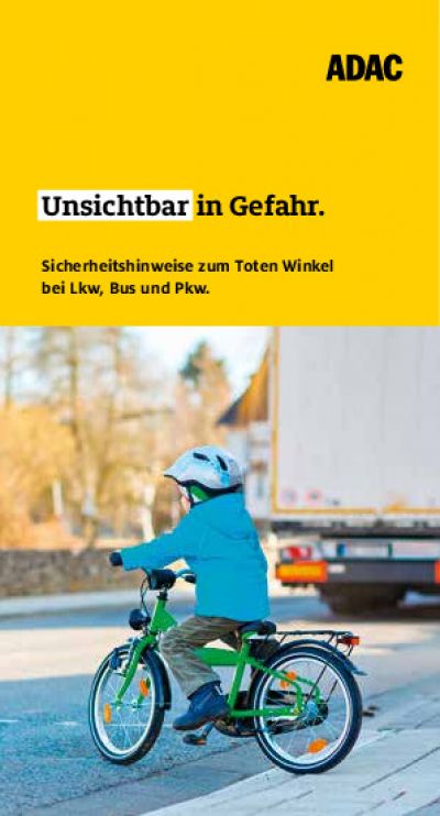 Toter Winkel - Informationsbroschüre des ADAC